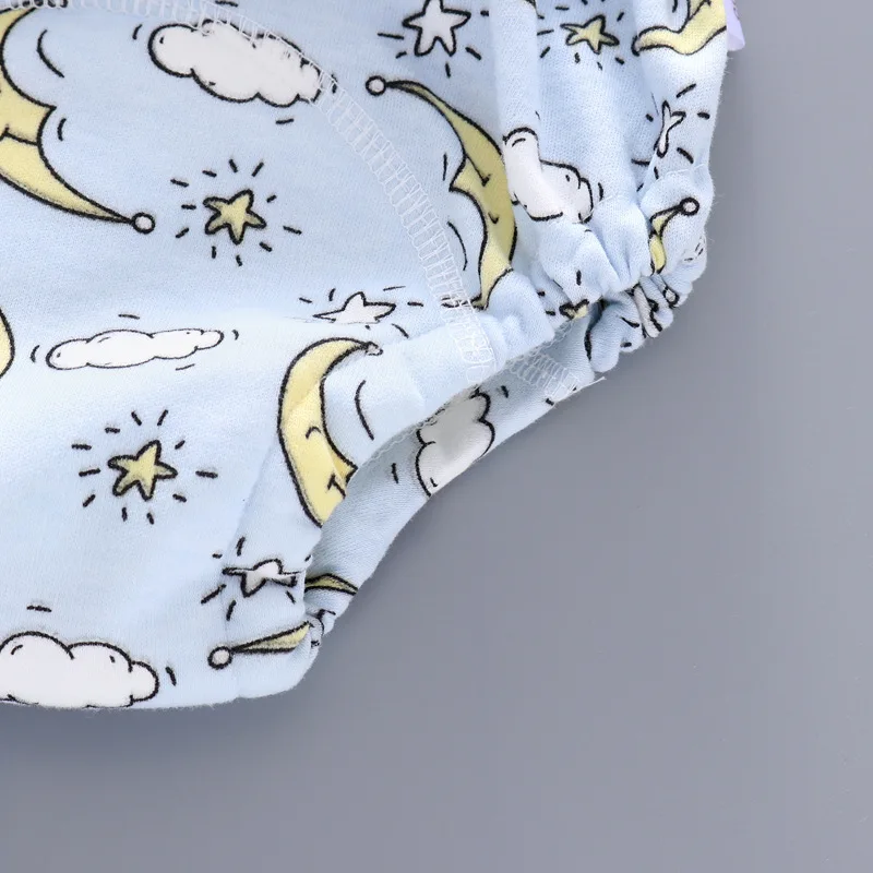 Pantalones de entrenamiento para beb&eacute;, pa&ntilde;ales de gasa lavables de 6 capas con bolsillos, pantalones de aprendizaje, pa&ntilde;ales de tela para beb&eacute;, pa&ntilde;ales transpirables para primavera y verano-3
