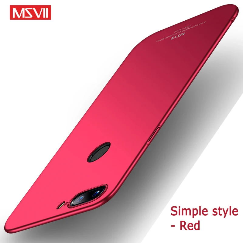 one plus 5 t case cover msvii silm scrub coque for oneplus 5 t case oneplus5 t hard pc back cover for oneplus 5t phone cases free global shipping