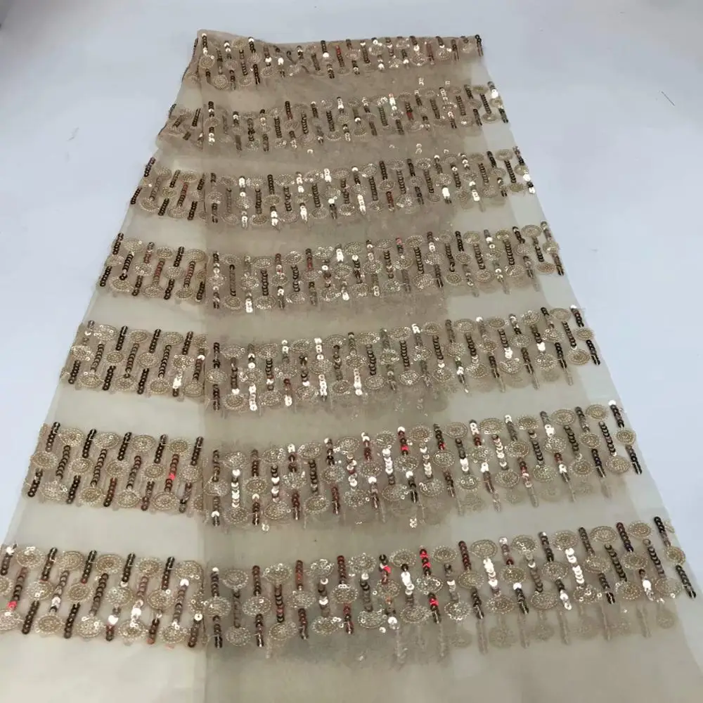 Новейшая африканская блестящая Тонкая ажурная ткань оптовая цена винная