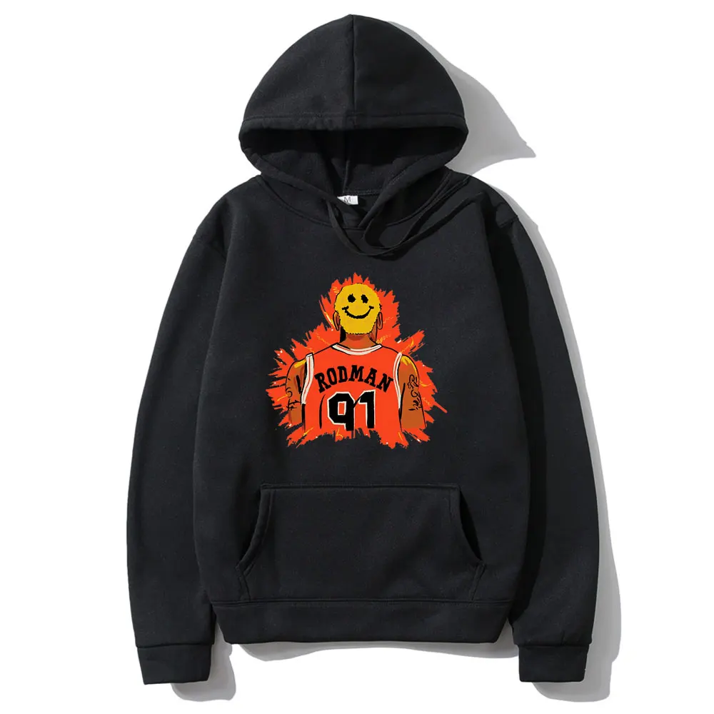 

New Anime Style Dennis Rodman Hoodie Men Women Hip Hop Streetwear Boy Basketball Clothes Mob Travis Scotts Astroworld Hoodies