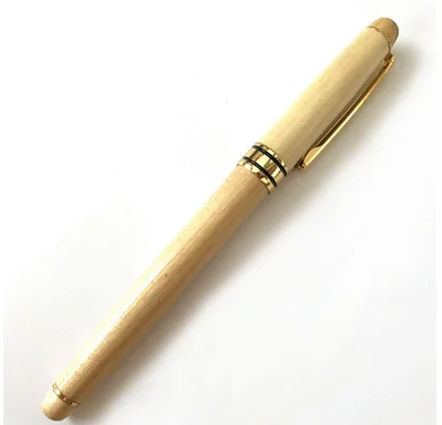 

Free Shipping Wooden Roller Ball Pen Novelty Gel Pen Top Quality Stationery Office School Suppliers Signature Ballpoint Pen
