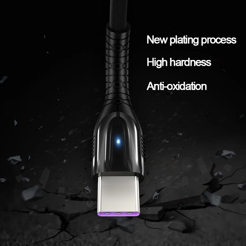 5А usb type C кабель супер быстрая зарядка для huawei p30 samsung s9 S10 Xiaomi Redmi note 7 телефон USB-C зарядное устройство Шнур для зарядки данных