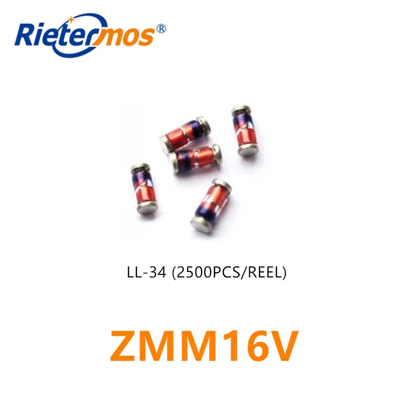 2500 шт. ZMM16V ZMM16 LL34 1206 16V 0,5 W SMD