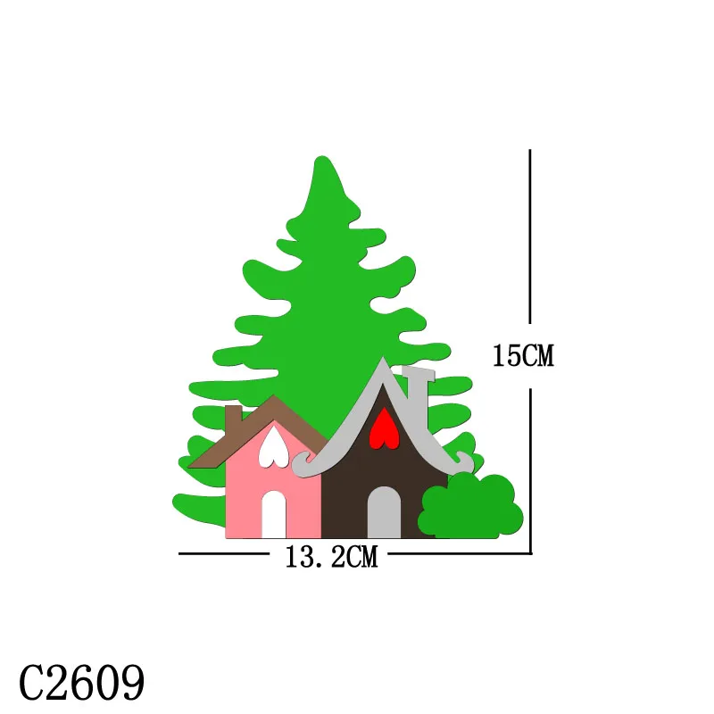

Новый деревянный штамп для скрапбукинга C2609, пресс-формы разных размеров