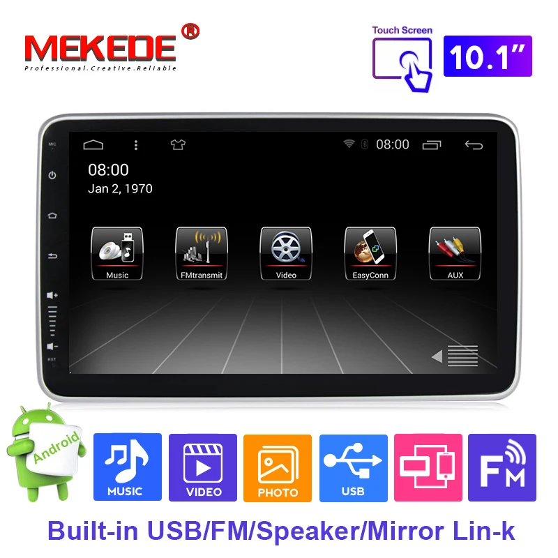 HD 1024X600 10 1 дюймов Android автомобильный подголовник монитор 1080P видео сенсорный экран