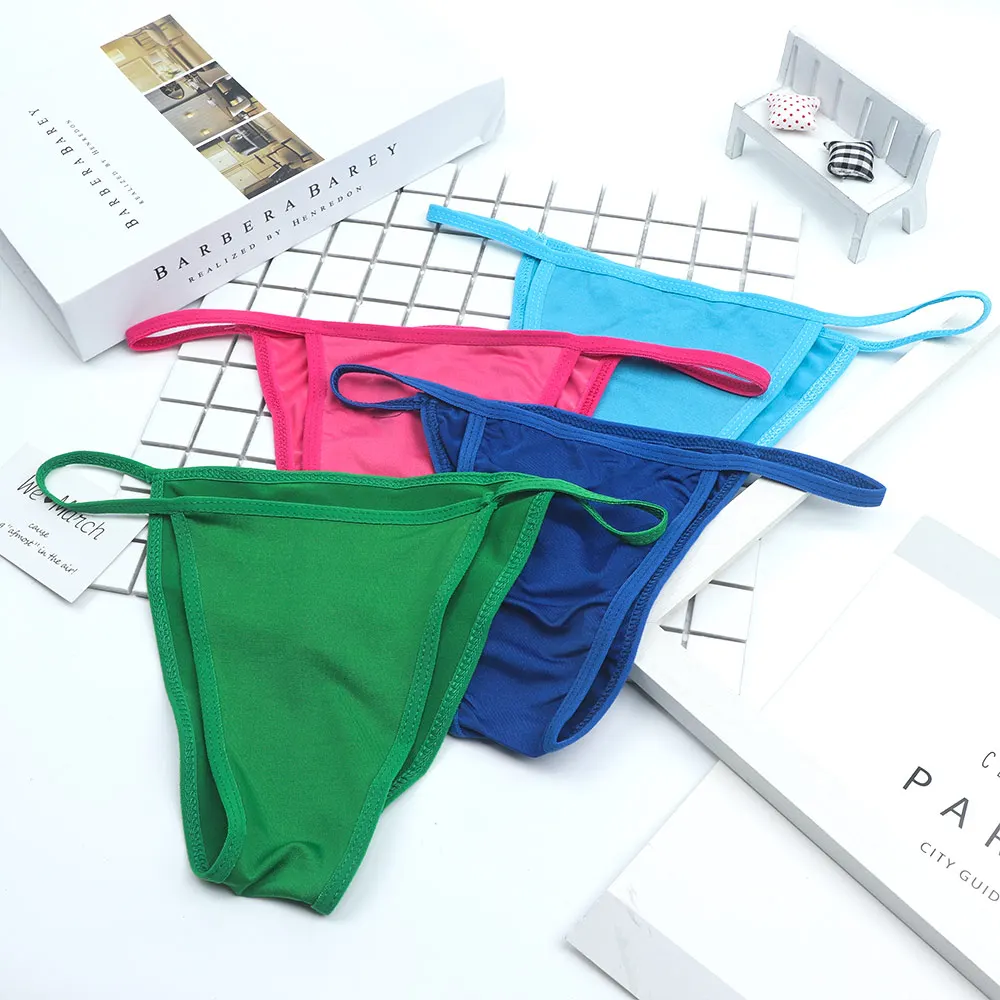 Красочные Трусики бикини комфортное женское нижнее белье трусики стринги для