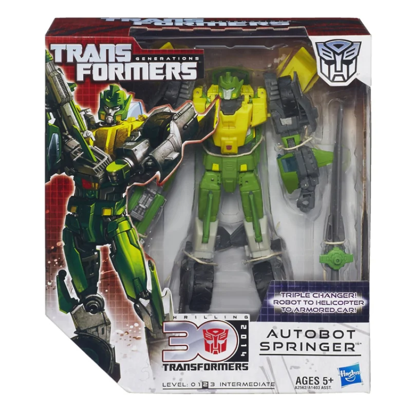 

18cm Hasbro Original Transformers IDW Class V Navigator Springer Optimus Prime Action PVC Collection Model Toy Anime Figure Toys