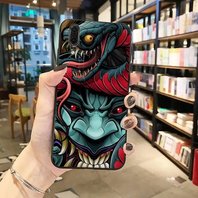 

Japanese tattoo art Color painting Phone Case For Huawei honor Mate P 10 20 30 40 Pro 10i 9 10 20 8 x Lite
