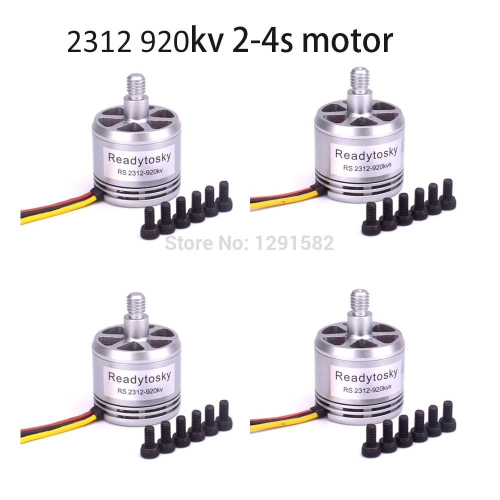 Новый 2312 920KV бесщеточный двигатель CW CCW Поддержка 2 4S поддержка 9450