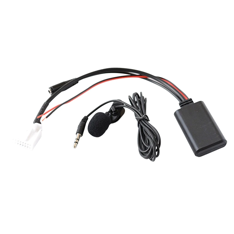 Bluetooth 5.0 AUX kablosu eller serbest mikrofon adaptörü 20Pin fiş Lexus Toyota Camry Corolla