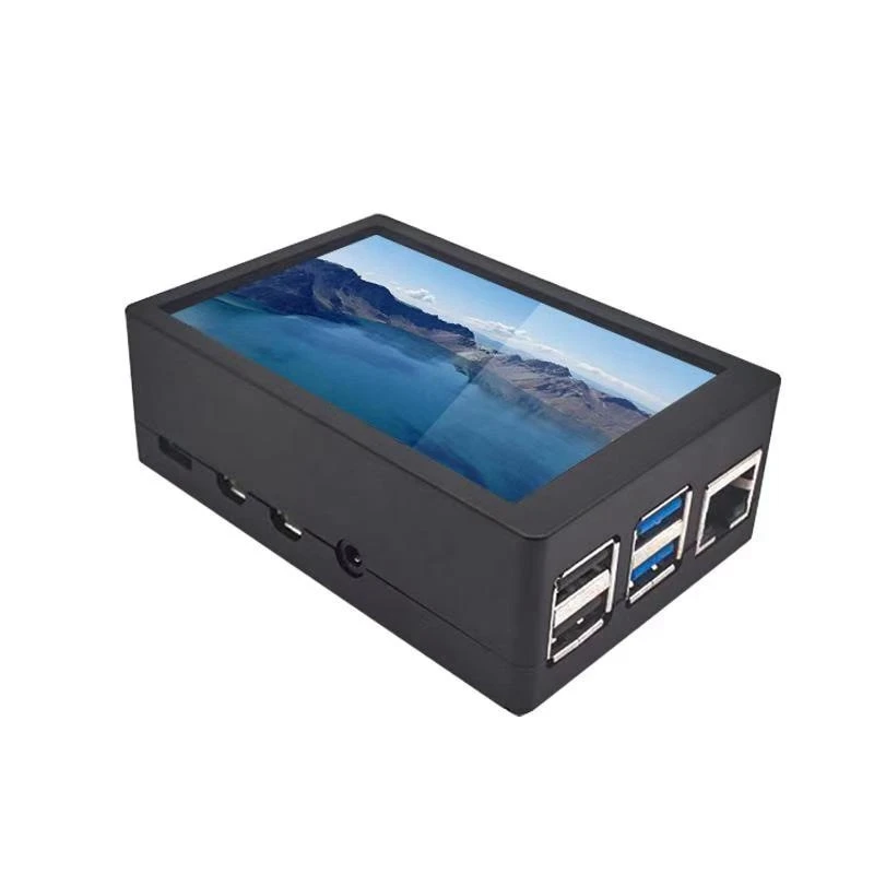 

for Raspberry Pi 4 Case Shell Box Enclosure Installable Cool Fan Aluminum HeatSink Enclosure for Raspberry Pi 4B