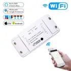 Умный выключатель с дистанционным управлением по Wi-Fi, домотический светодиодный контроллер светильник умного дома, работает с приложением Smartlife Tuya и Alexa и Google Home