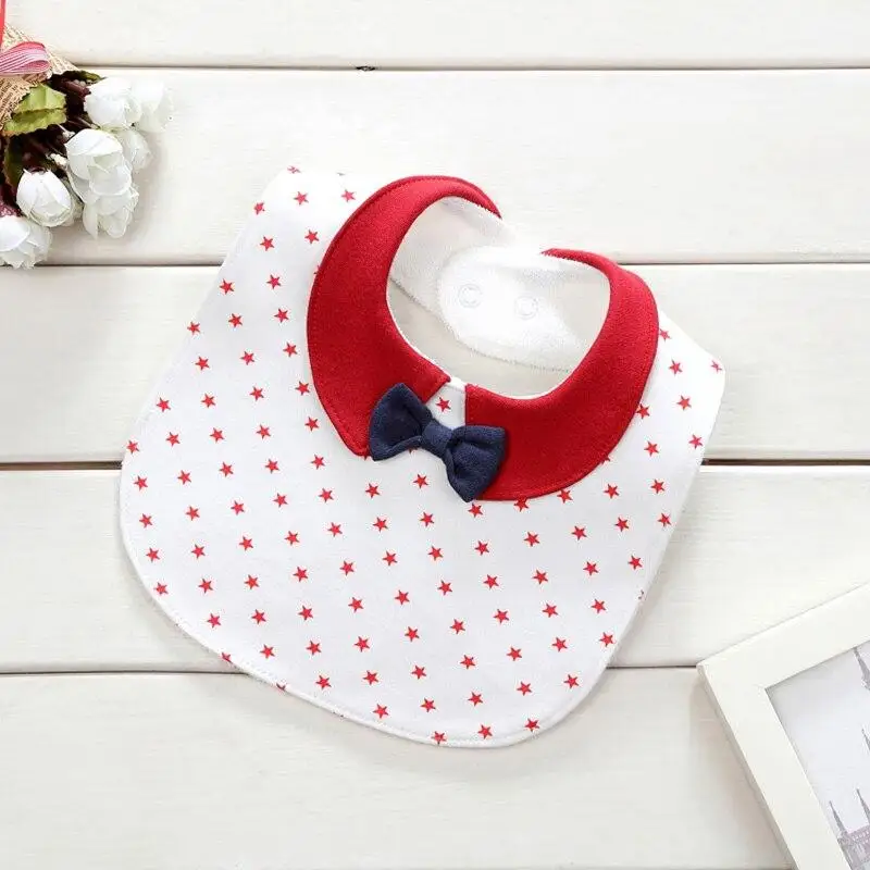 

Baby Bibs Cotton Waterproof Gentleman Bow Tie Baby Scarf Adjustable Kids Baby Bandana Bibs Infant Newborn Baby Burp Cloths
