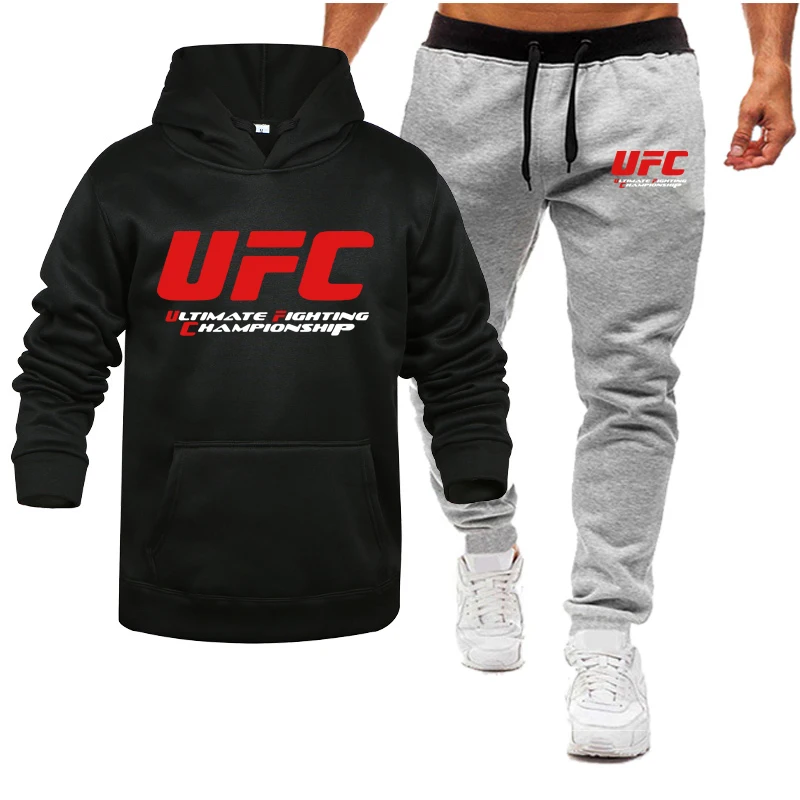 

2021 brand clothing men's autumn and winter hot-selling men's suit hoodie + pants two-piece casual sportswear men's sportswear