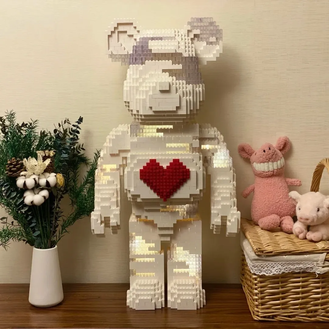 Конструктор MOC 2021 70 см Детский развивающий конструктор Bearbrick | Игрушки и хобби
