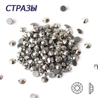 ctpa3bi light chrome hotfix rhinestones strass flatback sewingfabric clothes iron on glass crystals for jewelry decoration