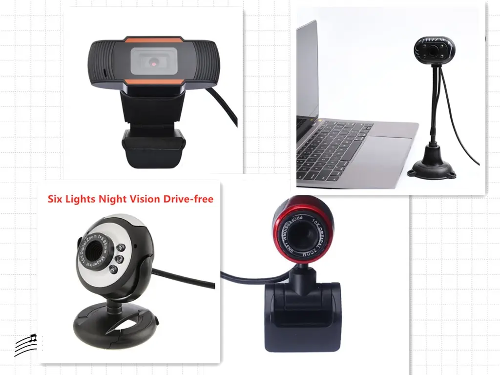 

720p Webcam USB2.0 Computer Network Live Camera Network Camera Free Drive USB Cam Hd Camera With Mic Web Camera for Computer