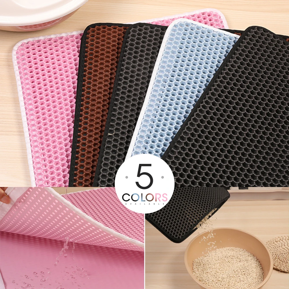 4 вида цветов коврик для кошачьих туалетов домашних животных кошачий песок