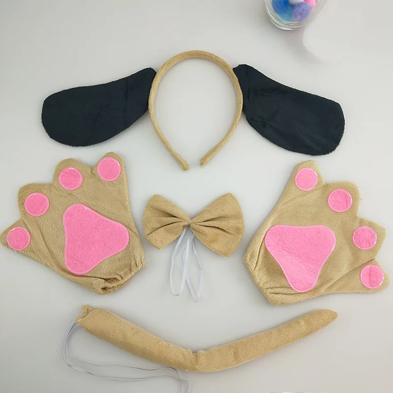 Детская повязка на голову с ушками далманской собаки для взрослых Повязка