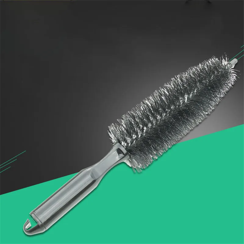 Car Vehicle Wheel Tire Rim Scrub Brush Washing Hub Handle Cleaning Tool Cleaner Fits Truck Motorcycle Bike | Автомобили и