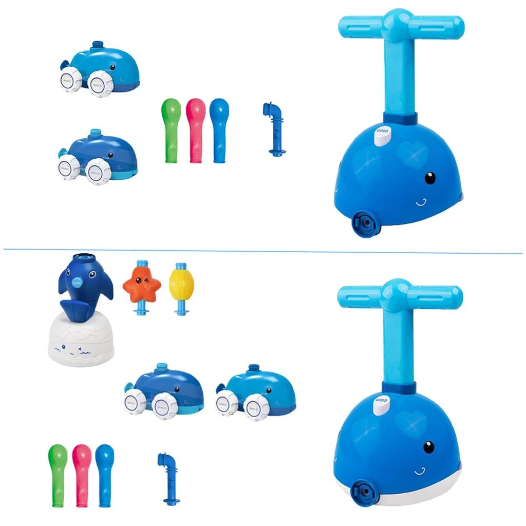 

Power Balloon Launcher Car Fun Pre-school Toy for Children with 12 Balloons
