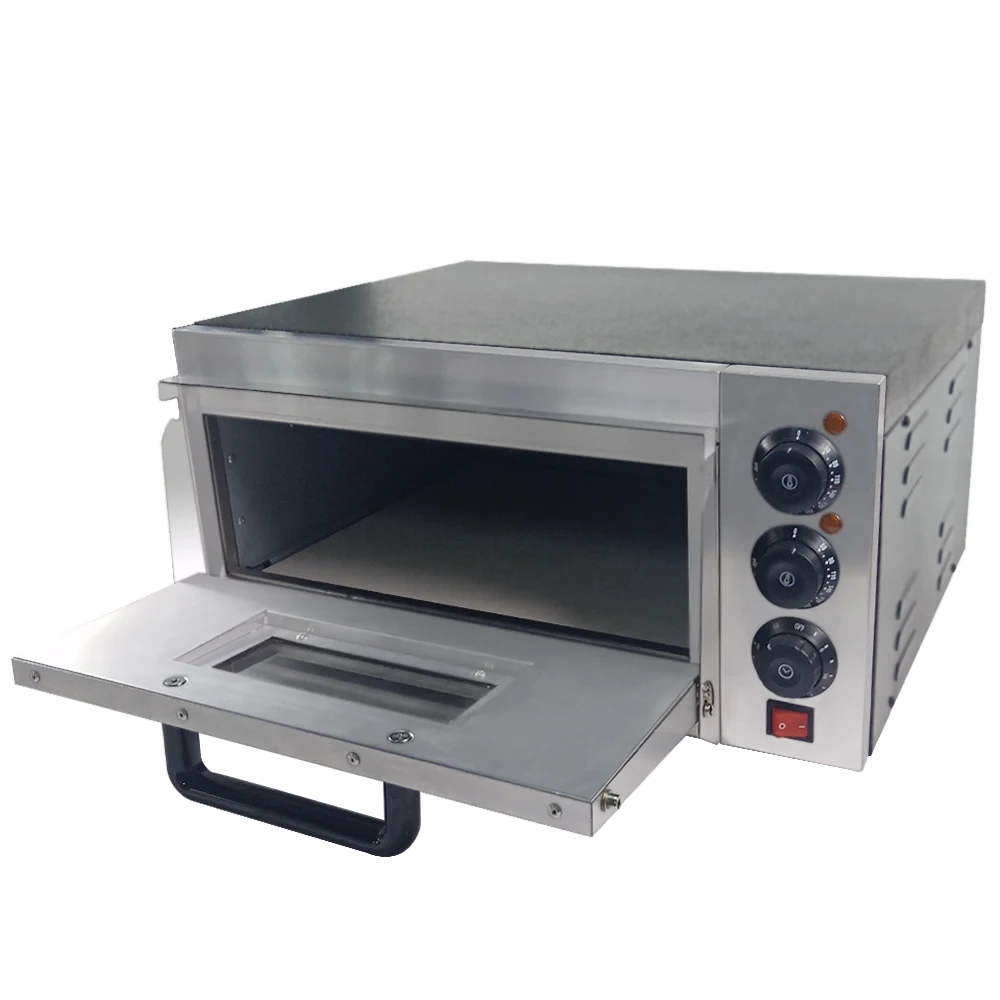 Full Automatic Electric Pizza Oven Durable Easy To Operate Kitchen Baking Machine With One Deck Stainless Steel | Бытовая техника