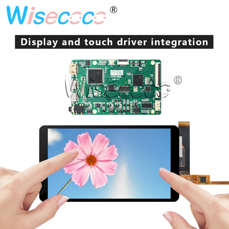5 дюймовый пейзажный режим 1080*1920 ЖК-дисплей I2C Multi touch панель Plug play type-c плата