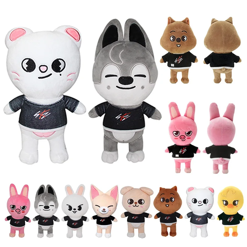 

2021 New Skzoo Plush Toys Stray Kids Cartoon Stuffed Animal Plushies Doll Kawaii Companion for Kids Birthday gift plush toys