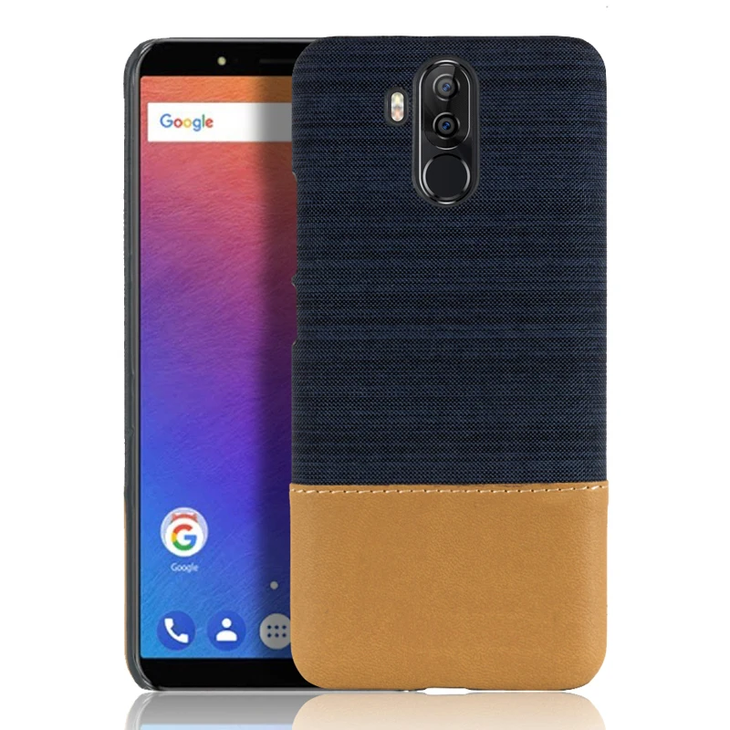 Винтажный кожаный чехол для телефона для Ulefone power 3 чехол для Ulefone power 3S задняя крышка для Oukitel K6 Vernee X деловой чехол - Цвет: BLUE