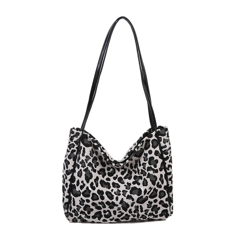 

Canvas Bucket Bag Zebra Pattern Underarm Shoulder Bag 2020 Autumn And Winter Trendy Designer Handbags Crossbody Bags For Women