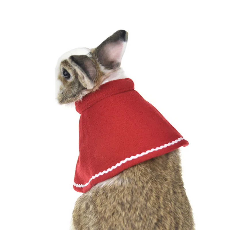 Рождественский костюм Санта Клауса с кроликом зимняя флисовая накидка для