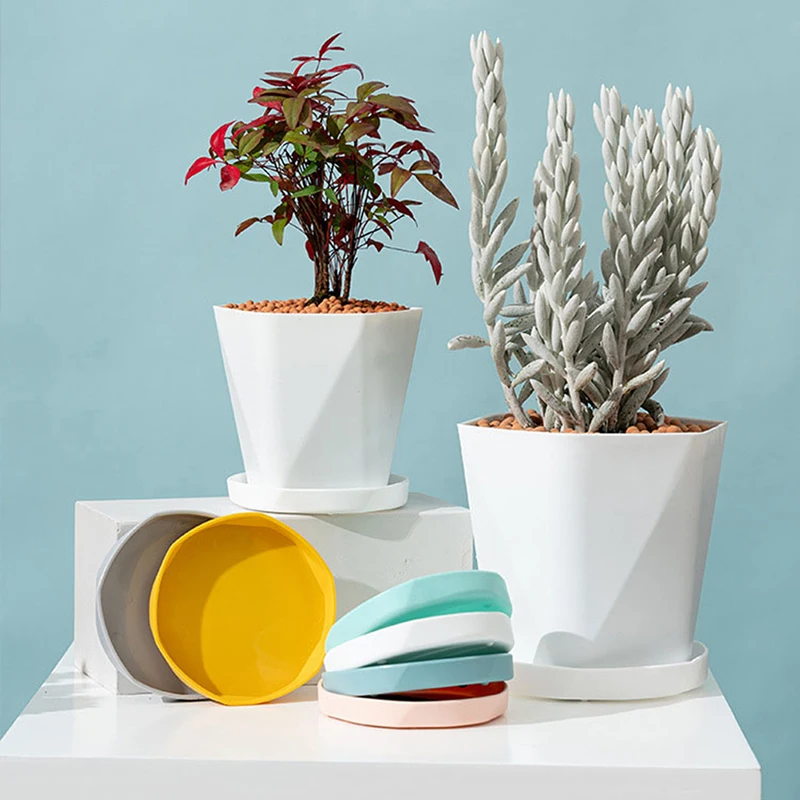 

Круглые капельные лотки из смолы для растений, утолщенный цветочный горшок