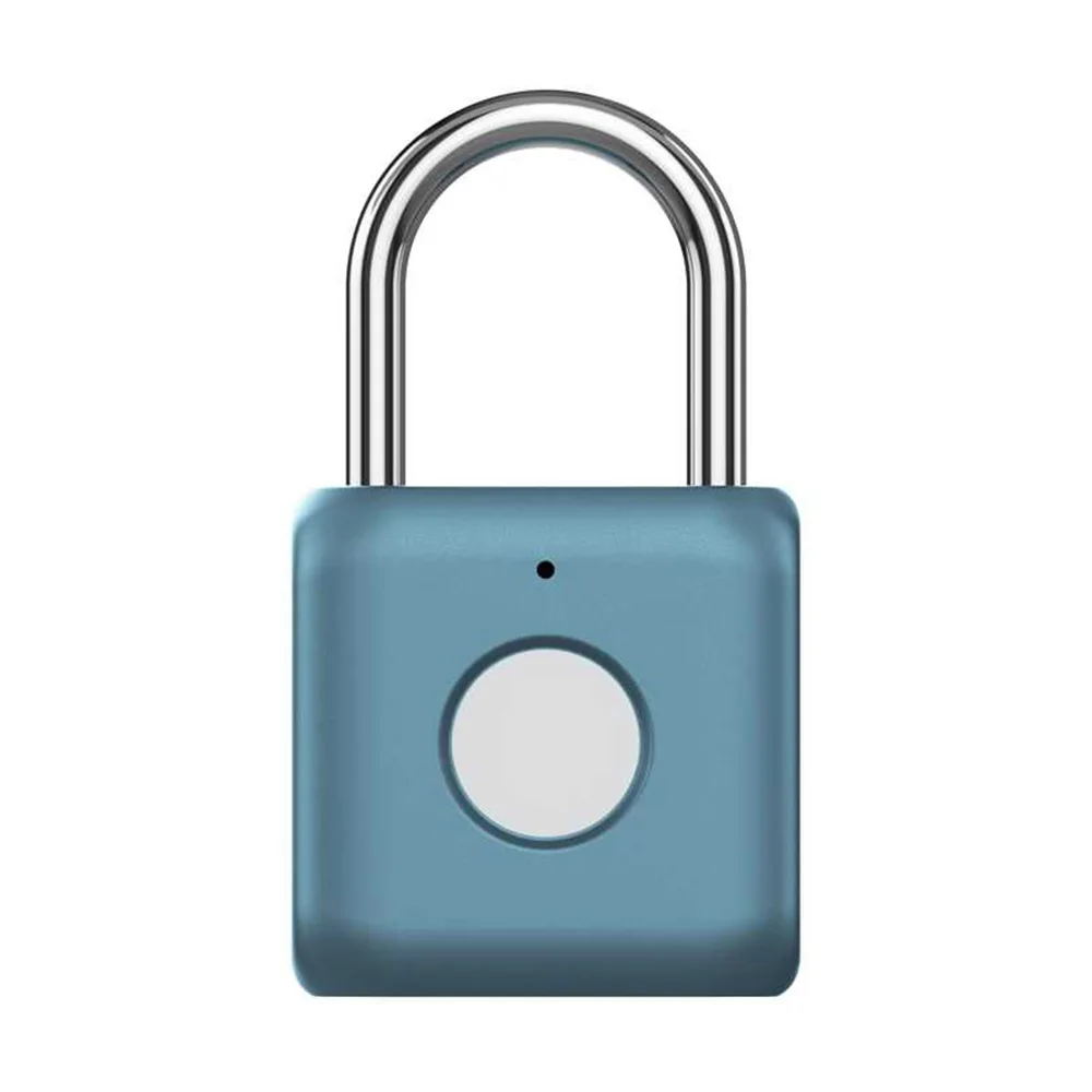 blue Xiaomi Mijia YD интеллигентая(ый) Умный Замок, работающий по отпечатку пальца замок отпечатков пальцев открытый умный дом путешествия офисный Сейф - Цвет: blue