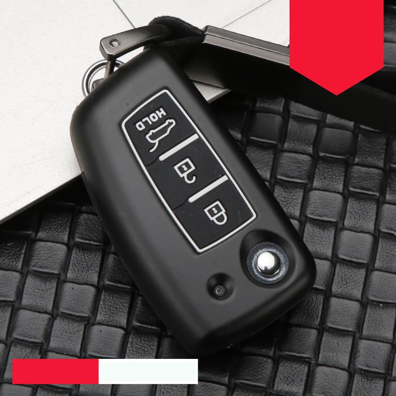 Чехол из цинкового сплава и силикагеля для автомобильного ключа Nissan Qashqai J11 X trail