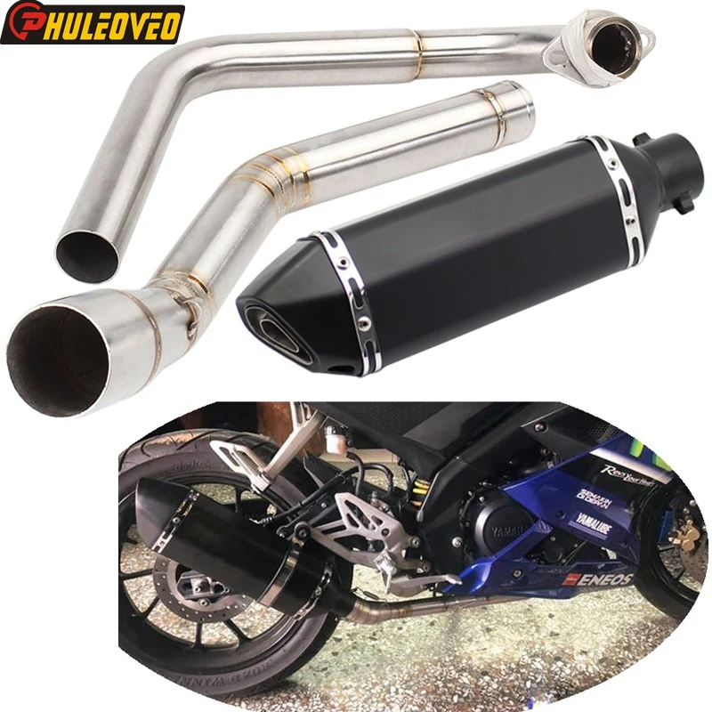 Для YZF R15 V3 2017-2019 мотоцикл выхлопной полная Системы коллектор заголовок с