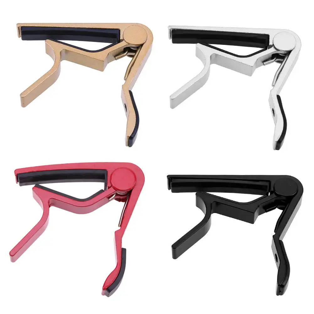 

Guitar Aluminum Alloy Guitar Tuner Clamp Professional Key Trigger Capo for Acoustic Electric/Wooden Musical Instrument Accessory