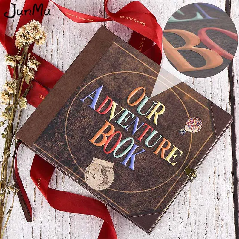 Наш альбом My Adventure фотоальбом ручной работы Pixar сделай сам для скрапбукинга