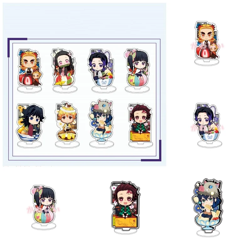 

2021 Hot Anime Demon Slayer Kimetsu No Yaiba Kamado Tanjirou Nezuko Kanawo Zenitsu Inosuke Giyuu Acrylic Rengoku Figure Stand