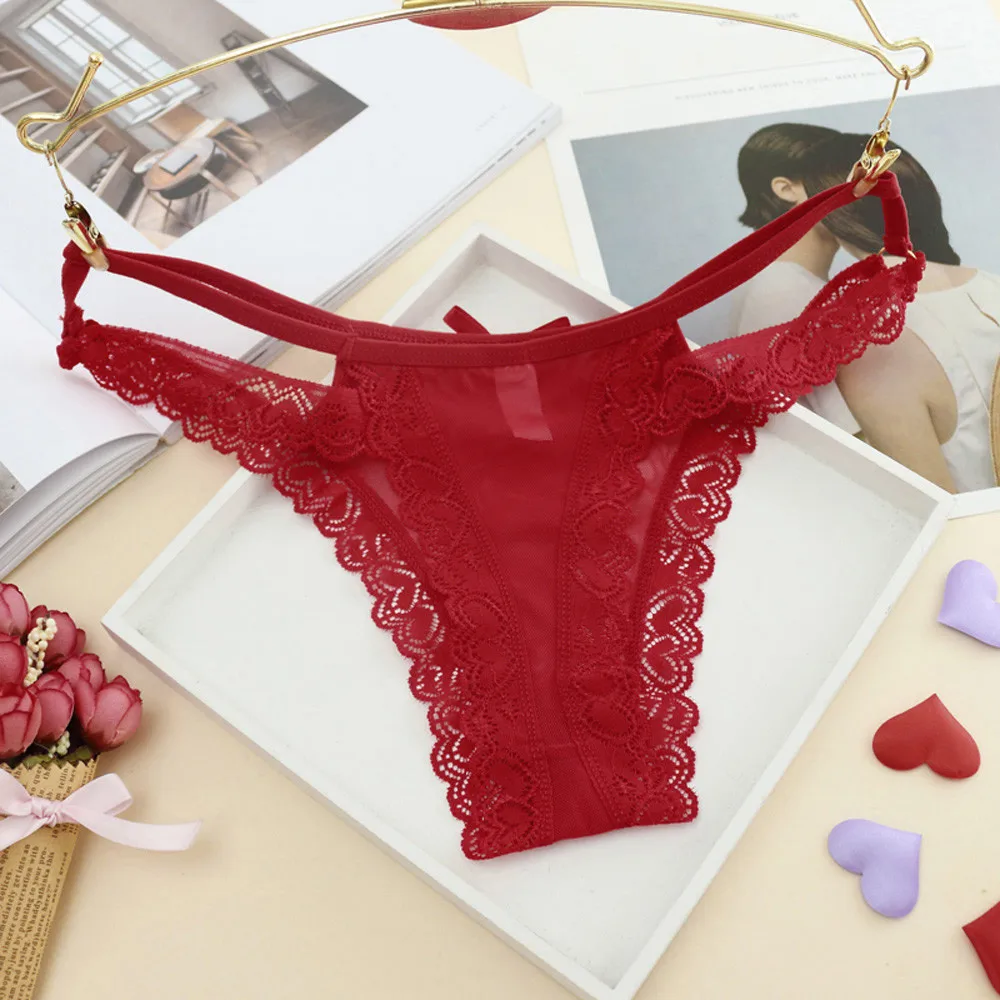 Женские ультратонкие невидимые трусики кружевные трусы нижнее белье для лета