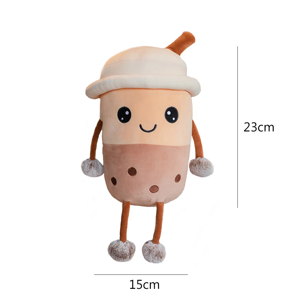 

Kids Creative Bubble Tea Cup Shaped Plush Doll Stuffed Toy Girl Gift Home Decor
