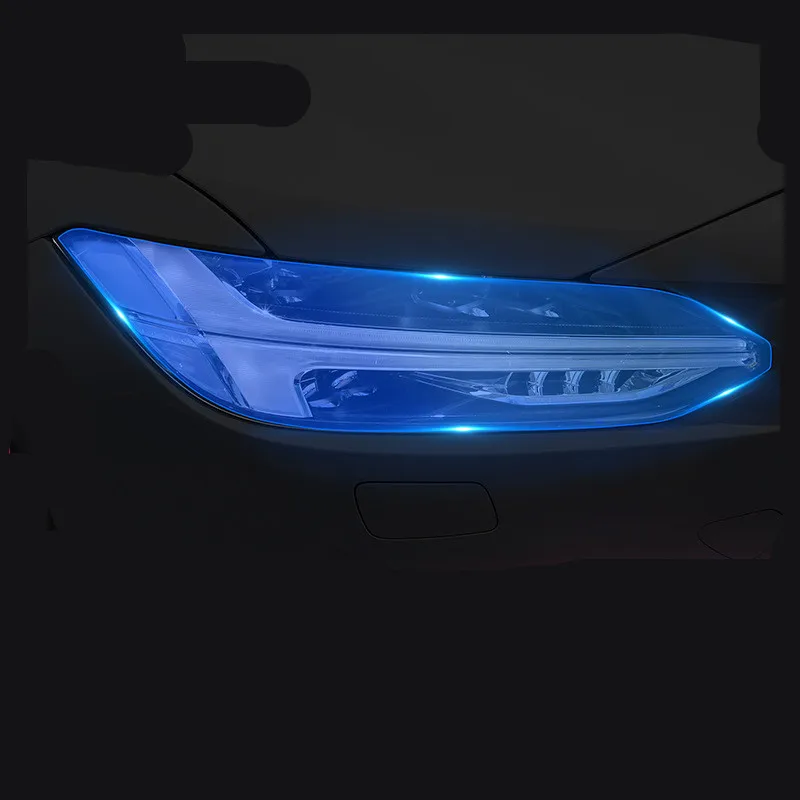 Для Volvo S60 XC90 XC60 V90 аксессуары Защитная пленка для фар цвет черный дымчатый матовый
