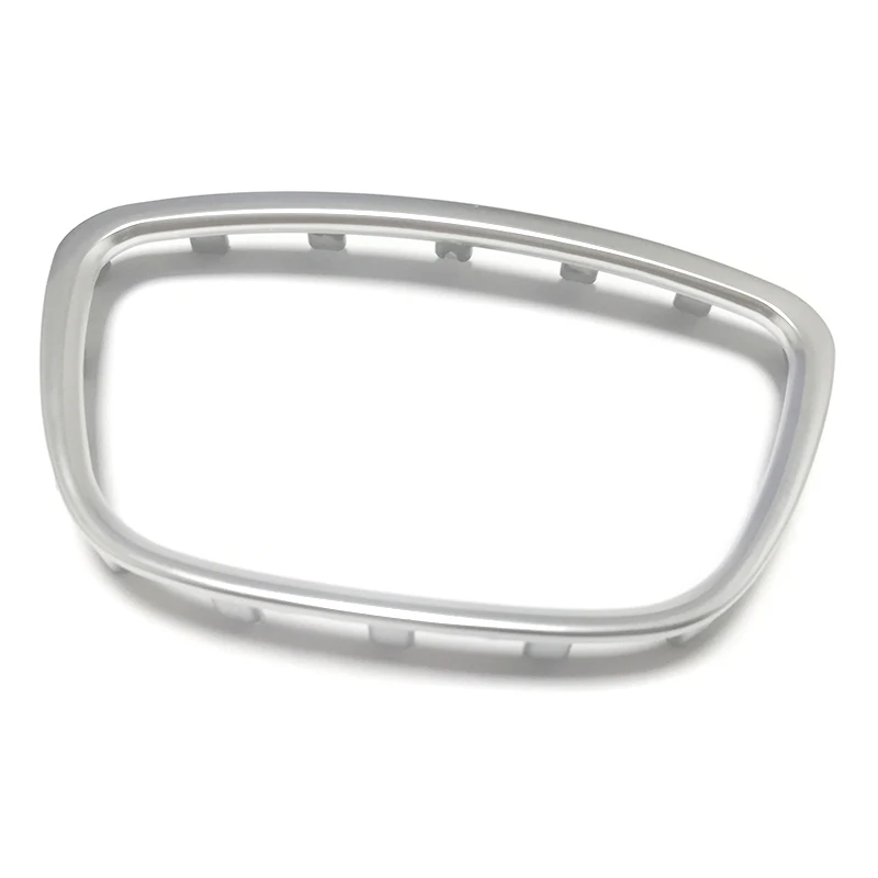 Серебристая хромированная отделка рулевого колеса фоторамка с логотипом