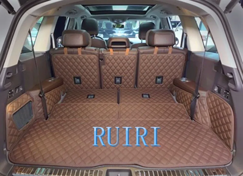 

Коврики для багажника автомобиля Mercedes Benz GLS 400d X167 2020 6 7 мест, прочные коврики-вкладыши для груза, коврики для багажника GLS400d 2021