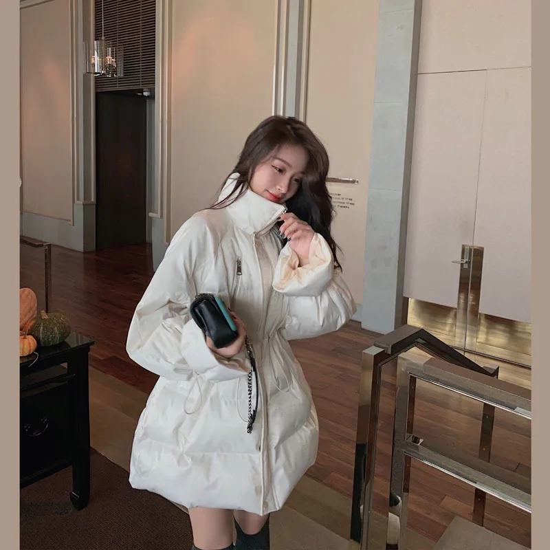 

Autumn and winter new women's down padded jacket women short padded jacket Korean style stand-up collar loose padded jacket