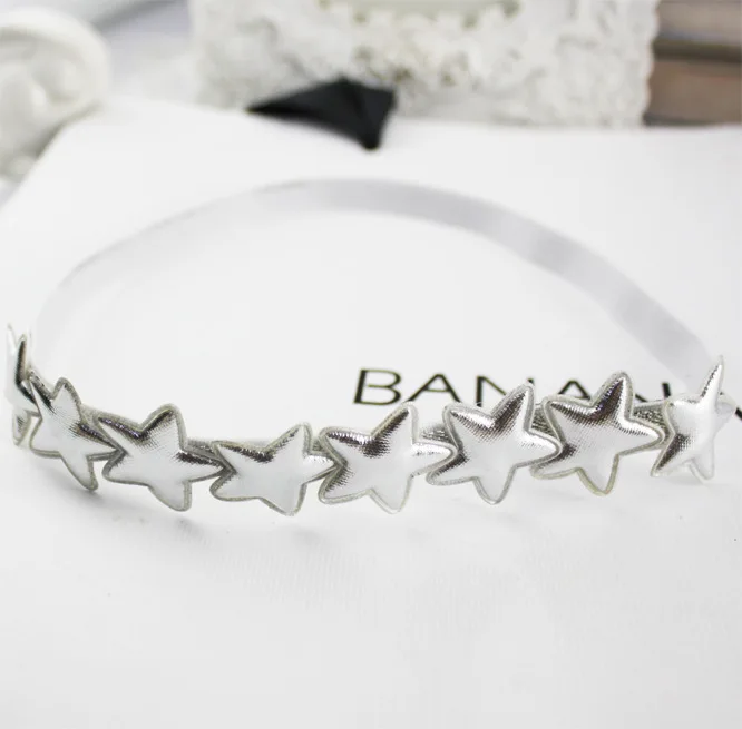 1 шт. Новое поступление блестящая корона звездочки эластичная повязка для волос