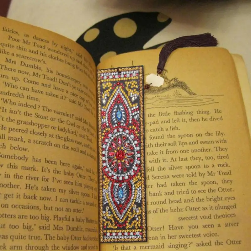 Специальная форма DIY алмазная живопись кожаная Закладка книжка с кисточкой метки Красивая Книга Страница марка для книги школы офисные принадлежности