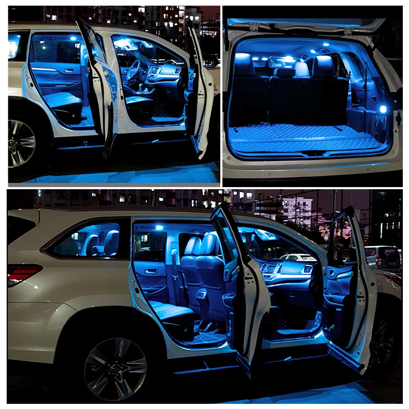 10 шт. LED-салонный светильник для Skoda Karoq 2017+ Карта Дома Потолочный внутренний свет Багажные лампы Комплект ламп Canbus Bulb Kit Автомобильная лампа галогеновое обновление на.