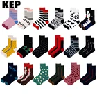 Зимние теплые женские носки, милые повседневные модные мягкие новые хлопковые цветные Мультяшные Веселые кавайные Смешные Носки для рождественских подарков