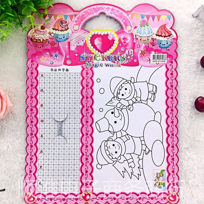1 лист наклеек для девочек одеваются наклейки каваи 3D скрапбукинга DIY альбом