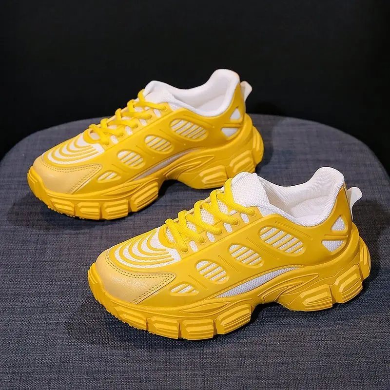 

Women's Autumn Sneakers 2021 Fashion Lace Up Woman Running Shoes Cushioning Casual Shoes Breathable Female Vulcanized Shoes
